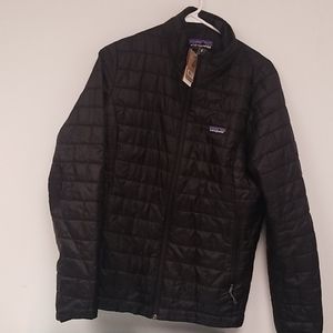 W's Patagonia Nano Puff Jacket Large Black